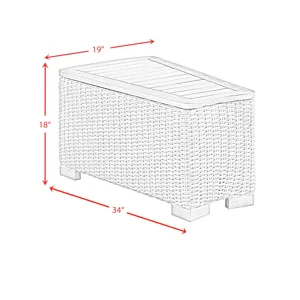 Ollie Wedge Console - Tan