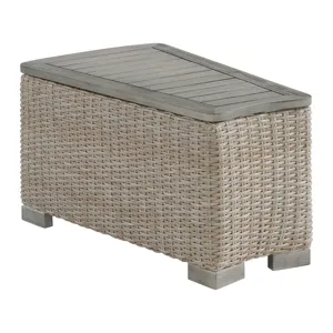 Ollie Wedge Console - Tan