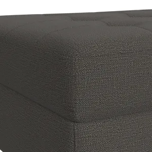 Options One Storage Ottoman in Palmer Plus Ash