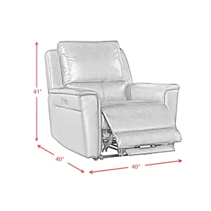 Pantera Power Motion Recliner in Palais Dark Brown