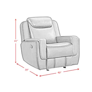 Panther Glider Motion Recliner in Neono Brown