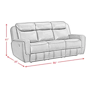 Panther Motion Sofa in Neono Brown