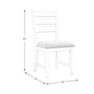 Park Creek Slat Back Side Chair (2 Per Pack)