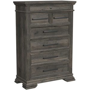 Park Ridge 6-Drawer Chest in Charcoal