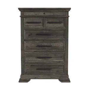 Park Ridge 6-Drawer Chest in Charcoal