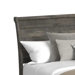 Park Ridge Full Sleigh Storage Bed in Charcoal