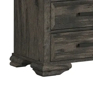 Park Ridge 71\'\' TV Console without Fireplace Insert in Charcoal
