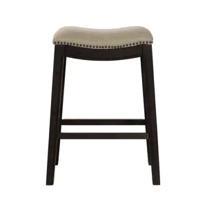 Parkside 30\'\' Barstool - Linen / Dark Wash