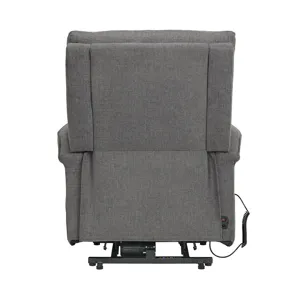 Pecos Power Motion Lift Chair in Ribbit Charcoal (WW)