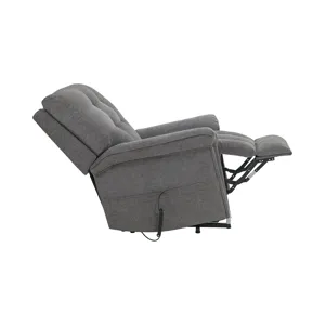Pecos Power Motion Lift Chair in Ribbit Charcoal (WW)