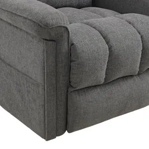 Pecos Power Motion Lift Chair in Ribbit Charcoal (WW)