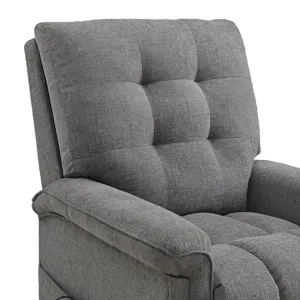 Pecos Power Motion Lift Chair in Ribbit Charcoal (WW)