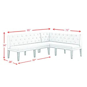 Peyton Sectional Sofa Dining Set