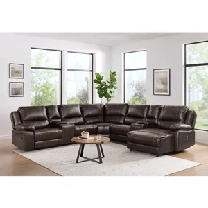 Brenham Mahogany 4PC Sectional
