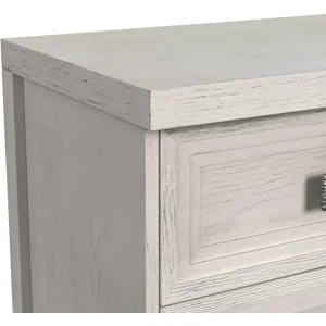 Avalanche Antique White 4PC Set w/Queen Storage Bed & CH
