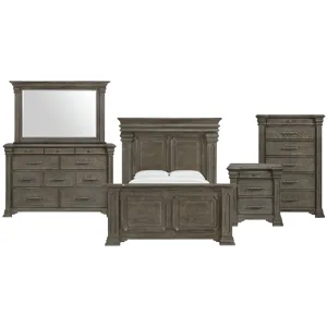 Kings Court Grey 5PC Set w/Queen Bed