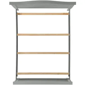 Kona Grey 4PC Set w/Queen Panel Bed & CH