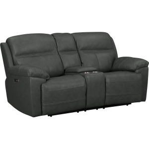 Camaro P3 Loveseat with Console in Aline Anthracite