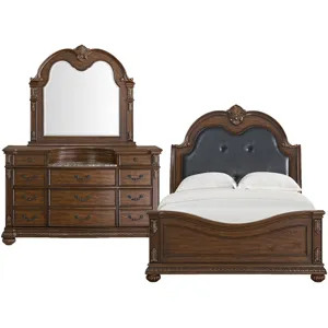 Cadenza Brown (BAC) 3PC Queen Set