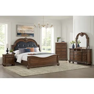 Cadenza Brown (BAC) 4PC Queen Set w/CH