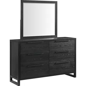 Island Black 4PC Queen Set w/CH