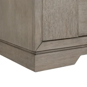 Kelis Grey 4PC Set w/Queen Bed w/ LED Strip & NS