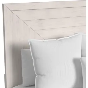 Avalanche Antique White 4PC Set w/Queen Storage Bed & CH