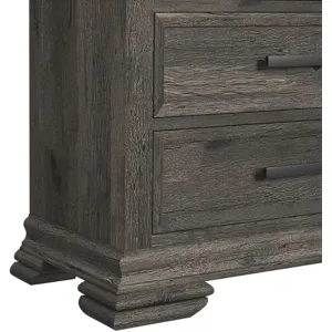 Park Ridge Charcoal 3PC Set w/Queen Panel Bed