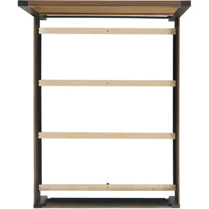 Breckenridge Oak/Black 3PC Set w/Queen Bed
