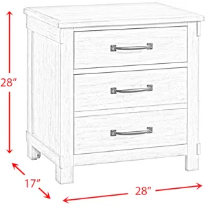 Scott White 5PC Set w/King Storage Bed
