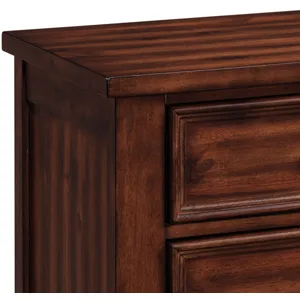 Sullivan Rich Cherry 4PC Set w/Queen Bed & NS