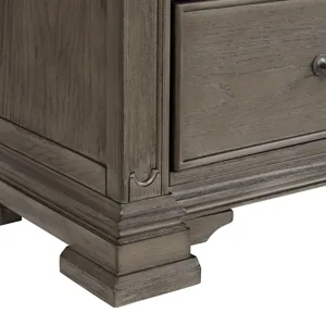 Kings Court Grey 3PC Set w/Queen Bed