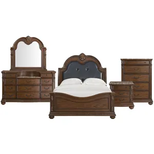 Cadenza Brown (BAC) 5PC Queen Set