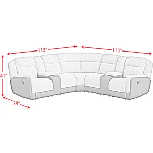 Hornet Rancho Beige Sectional 3PC Set