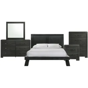 Allan Black 5PC Queen Set
