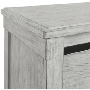 Scott White 5PC Set w/King Storage Bed