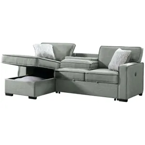 Caracas Palmer Grey 2PC Sectional