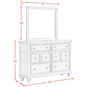 Whit-Ash Light Grey 4PC Queen Set w/CH