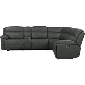 Camaro Aline Anthracite Sectional 6PC Set - (2)P3