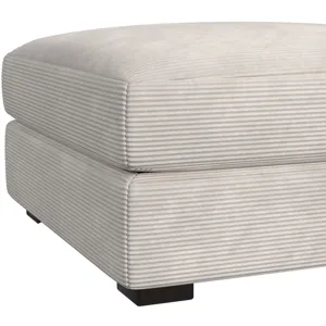 Arizona Steno Beige 6PC Sectional & Ottoman
