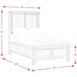 Wade Grey 4PC Twin Set