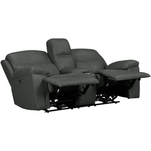 Camaro P3 Loveseat with Console in Aline Anthracite
