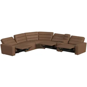 Portia Bozeman Saddle Sectional 6PC Set - (3)P