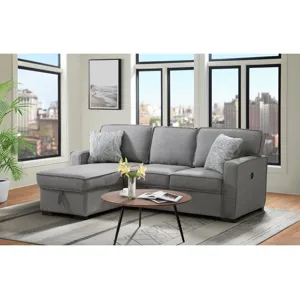 Caracas Palmer Grey 2PC Sectional