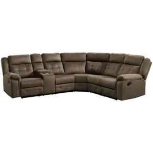 Keystone Brown 3PC Sectional Set