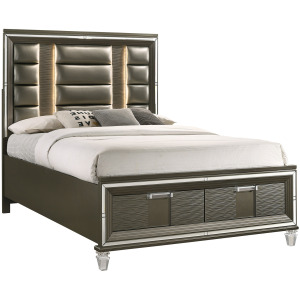 Twenty Nine Copper 4PC Set w/Queen Bed with NS
