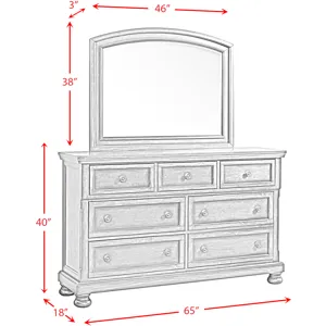 Kingston Cherry Brown 3PC Set w/Queen Storage FB Bed