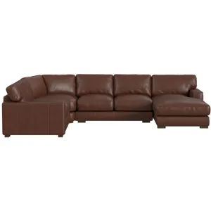 Sonesta New England Brown 4PC Sectional