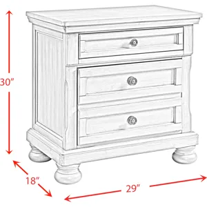 Kingston Cherry Brown 5PC Set w/Queen Storage FB Bed