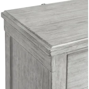 Scott White 5PC Set w/King Storage Bed